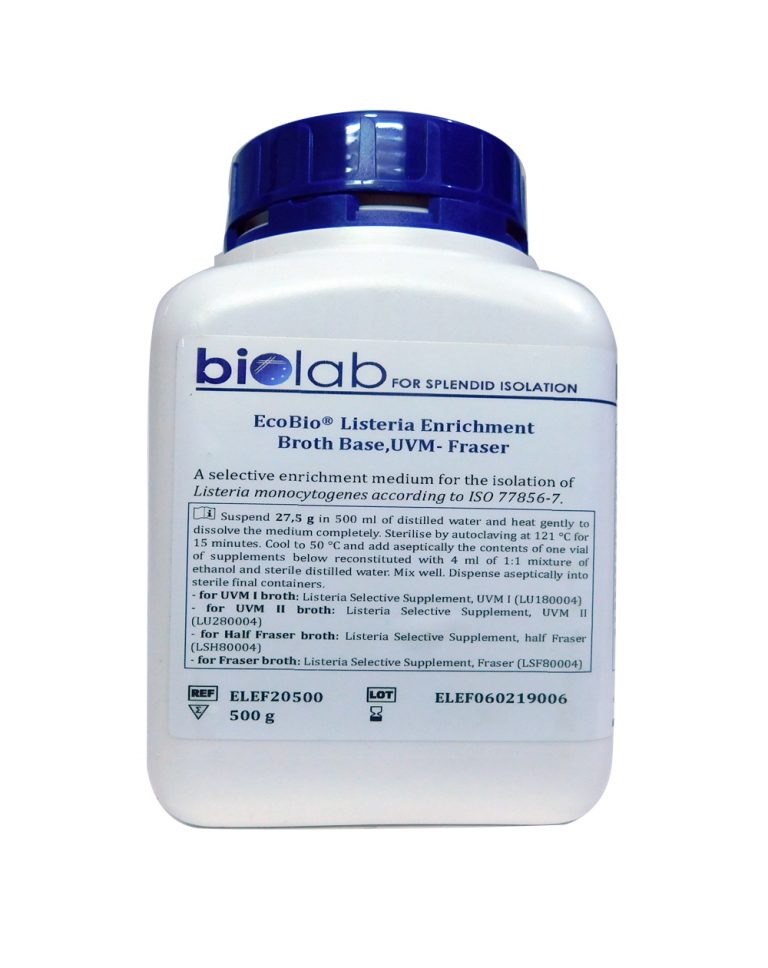 Listeria enrichment broth base 500gm Biolab Lab Supply