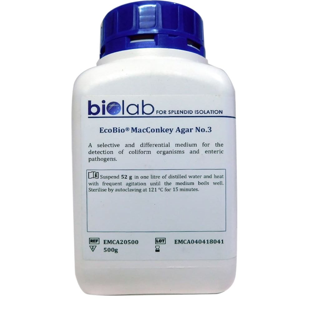 macconkey agar no.3 500gm Biolab /بايولاب-أوروبي